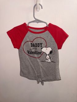 Girls 5T Peanut Snoopy Shirt