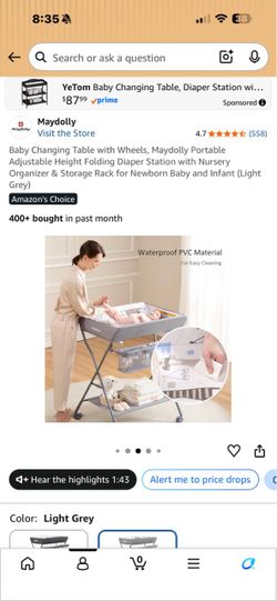 Changing table