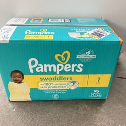 pampers  SIZE    1     96    pañales
