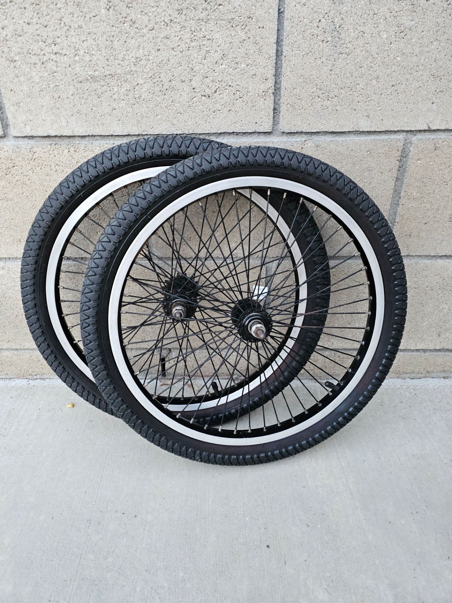 20" Black BMX Alloys