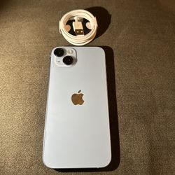 Unlocked iPhone 14 Plus Blue 128gb In EXCELLENT CONDITION