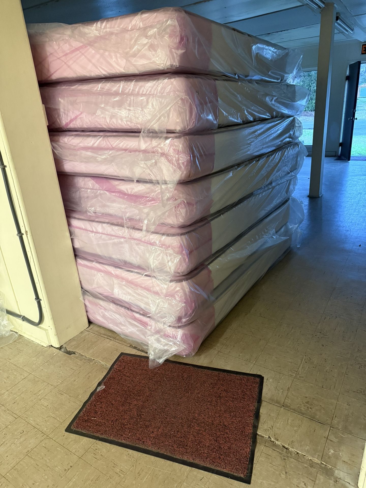 Twin size mattresses for $165 full size mattresses for $200 queen size mattresses for $200 king-size mattresses for $300