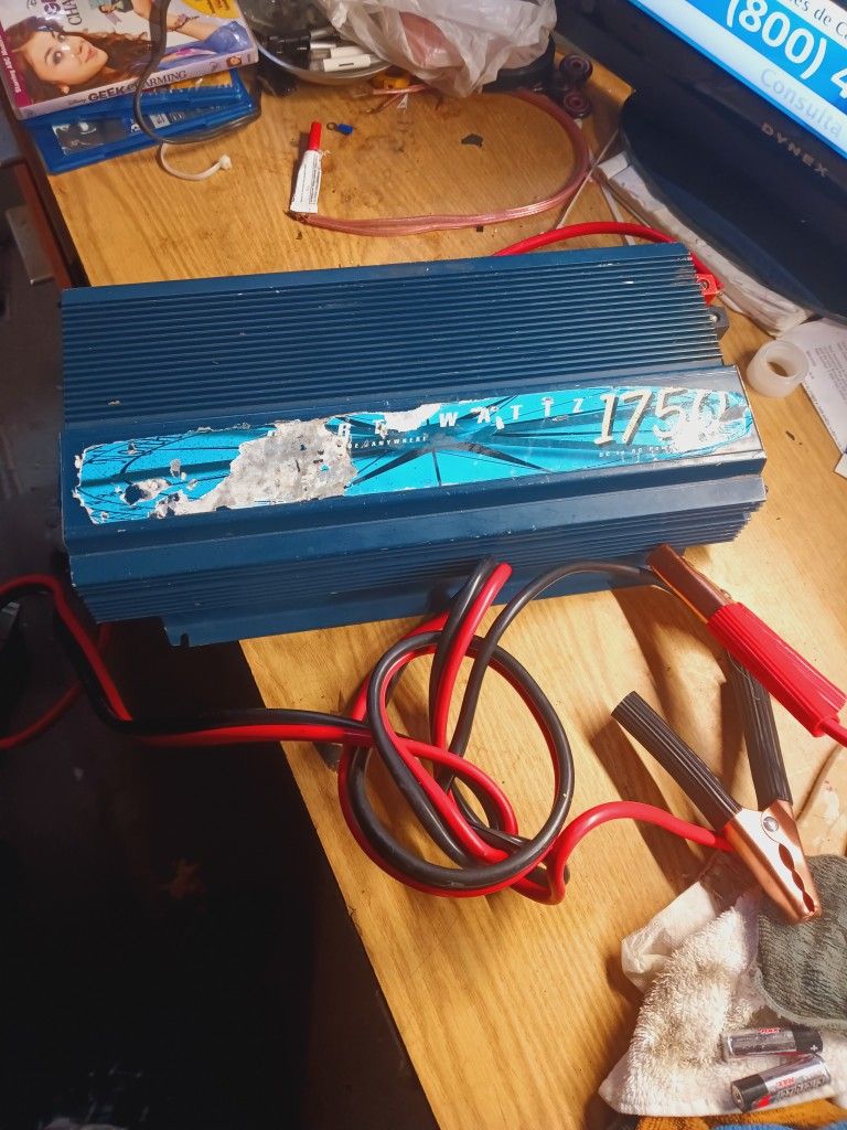 Power Inberter De 1.775. Watts Travaja Bien Biene Con Cables De 5 Pies De Largos No Aparto Primer Primero Que Benga Se Lo Lleva