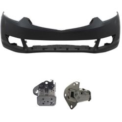 NEW Evan Fischer Front Bumper Cover Compatible with 2009-2010 Acura TSX Sedan - 2 Bumper Brackets