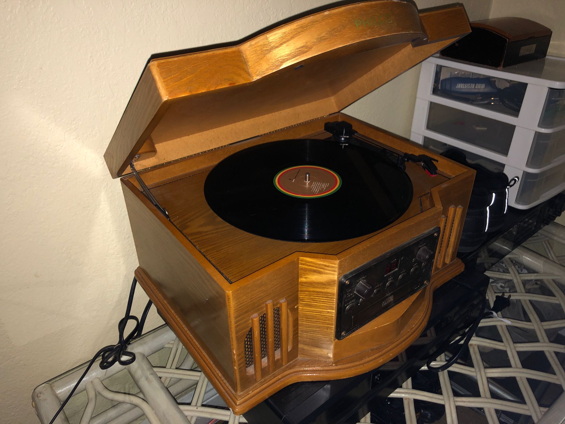 Philco CD/Record/Cassette player