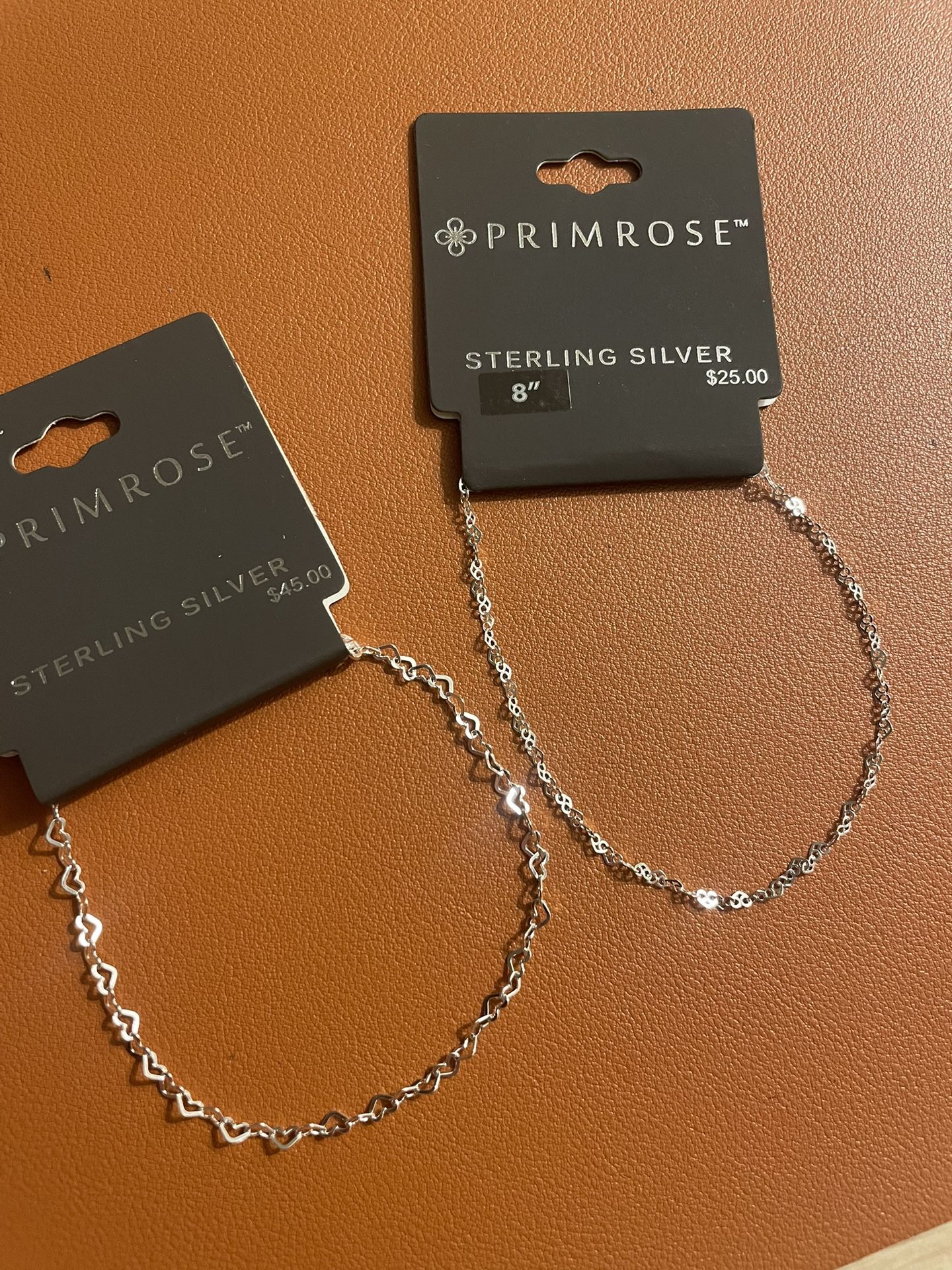 Sterling Silver Bracelets - Hearts