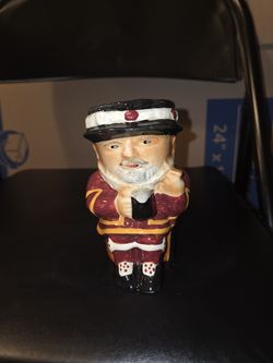 Vintage Shorter & Son Beefeater Toby Jug Mug Staffordshire England 7 inch