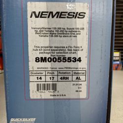 Boat Propeller.  Mercury. Brand New