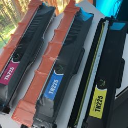 E-Z Ink TN225 Toner Cartridge 3 Pack (Cyan, Magenta, Yellow) Brother Printers