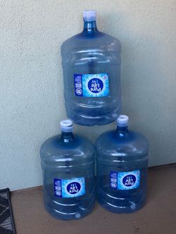 5 Empty Pure Life 5-Gallon Water Jugs – Reusable