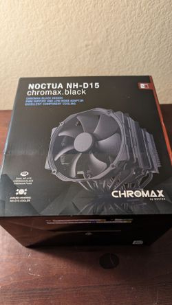 Noctua NH-D15 https://offerup.com/redirect/?o=Y2hyb21heC5CbGFjaw==, Dual-Tower CPU Cooler (140mm, Black)