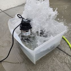 Ridgid 1 HP Stainless Steel Dual Suction Sump Pump (1000RSDS) No Issues 