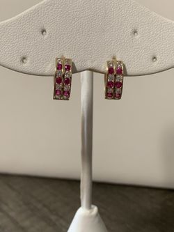 Argollas Pequeñas En Oro 14k