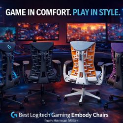 🔥BRAND NEW🔥2026 HERMAN MILLER EMBODY LOGITECH CYAN, NIGHTFALL, BLACK, MINERAL, AMETHYST, GALAXY WHITE ,USED EMBODY $999
