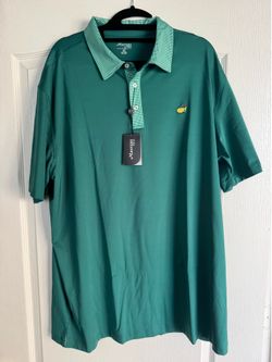 Masters Tech Evergreen Golf Polo with Contract Collar