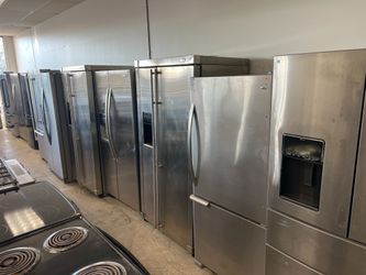 2 LOCATIONS -USED REFRIGERATORS FOR SALE -FREE DELIVERY  -120 DAY WARRANTY