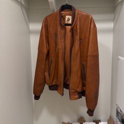 Vintage Porsche Leather Bombers Jacket 