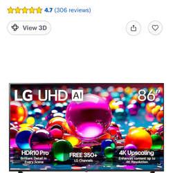 LG TV  Class UA77 Series LED Al 4K