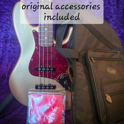 Fender Professional Classic Jazz Bass Faded Fire Mist Gold 2025 New With Gig Bag