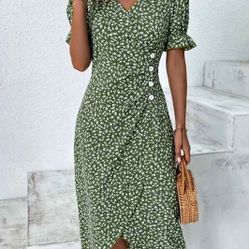 PolkaDot wrap dress