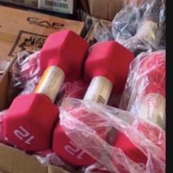 Neoprene Dumbbell Blowout Brand New Weights Dumbbells $1 Per LB  Limited Quantities!!