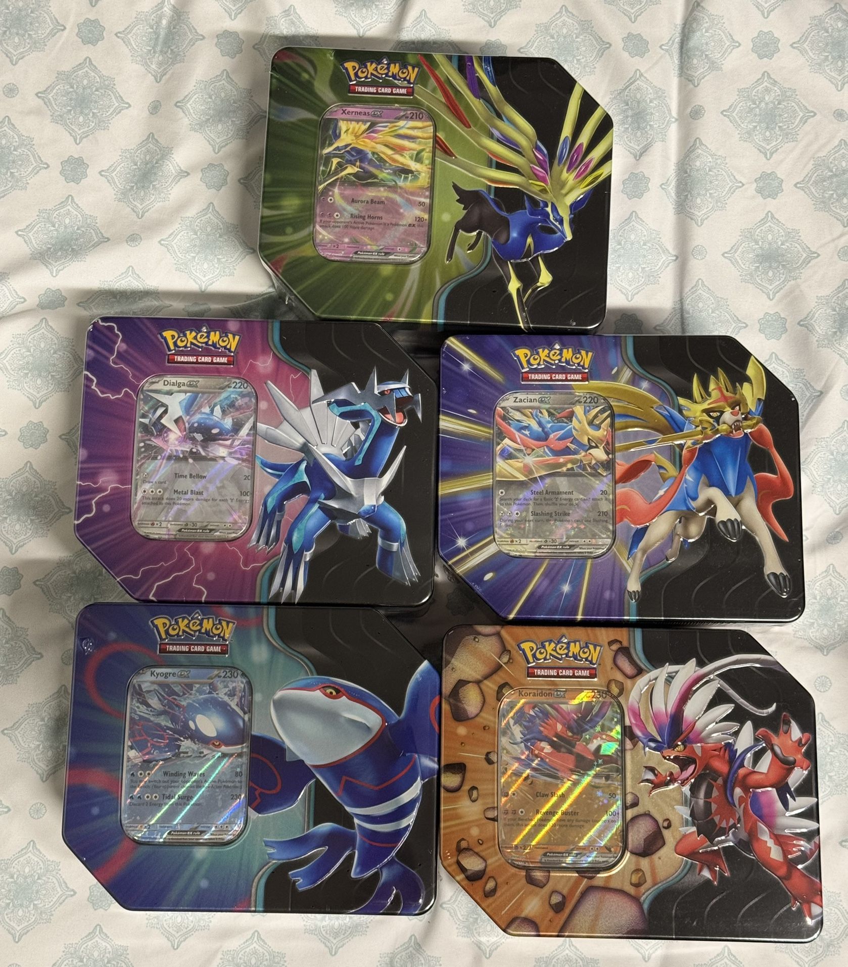 Pokemon Sealed Tins Azure Legends Slashing