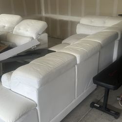 Free Sectional White Couch
