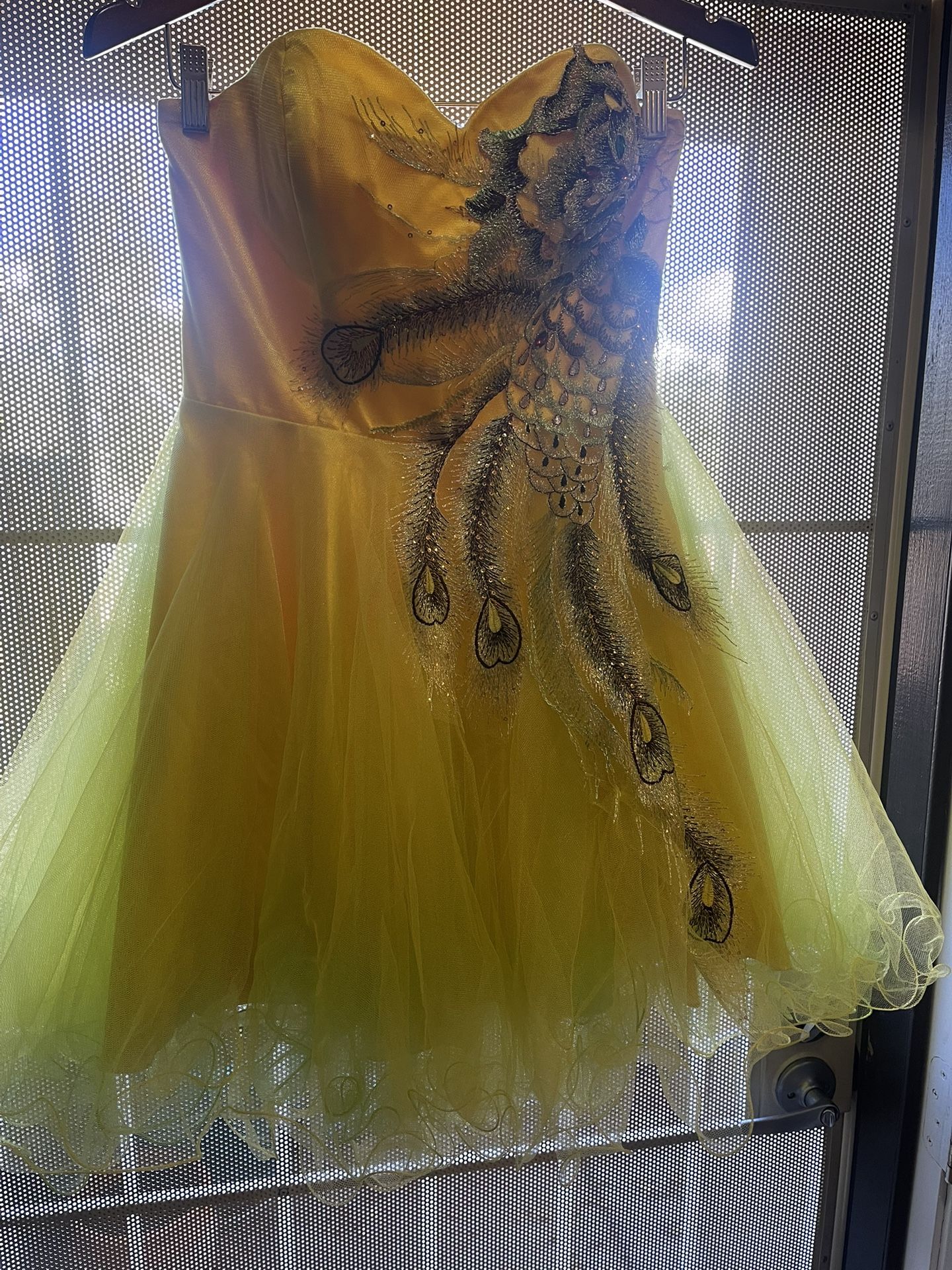 Peacock dress Size Medium