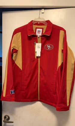 BRAND NEW SF 49ER MEDIUM WEATHER/WATERPROOF JACKET