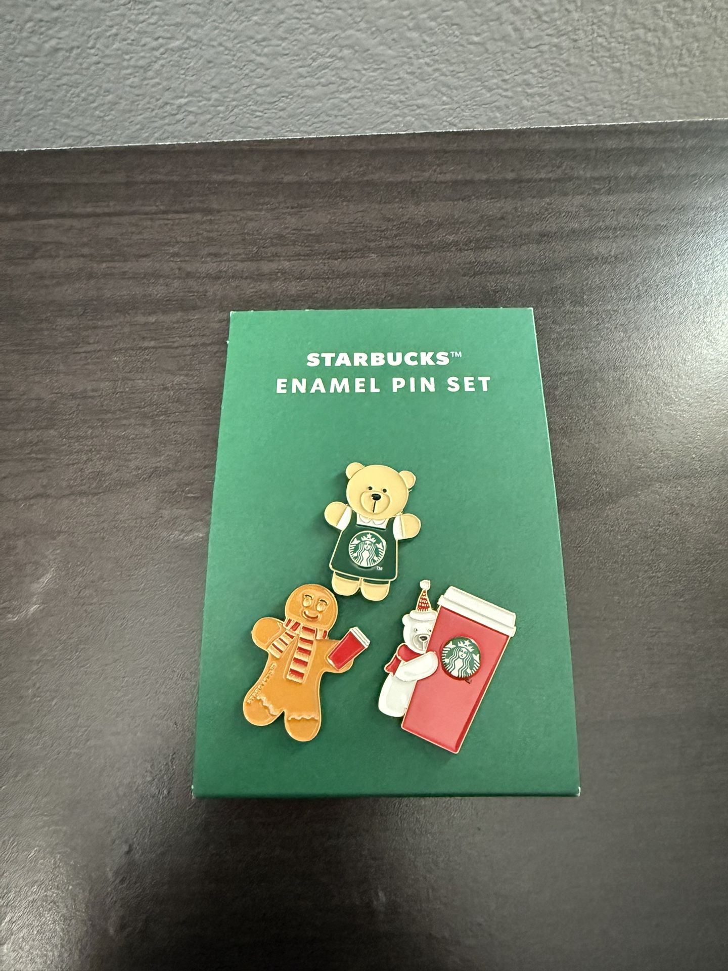 Starbucks Holiday Enamel Pin Set