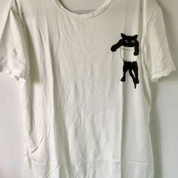 Black Cat T-Shirt, XL