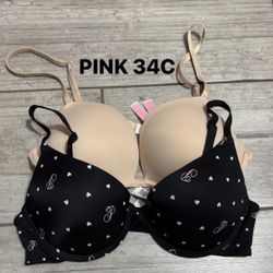 PINK bras 34C $10 each/cada uno 