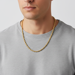 14K Yellow Gold 25" Rope Chain