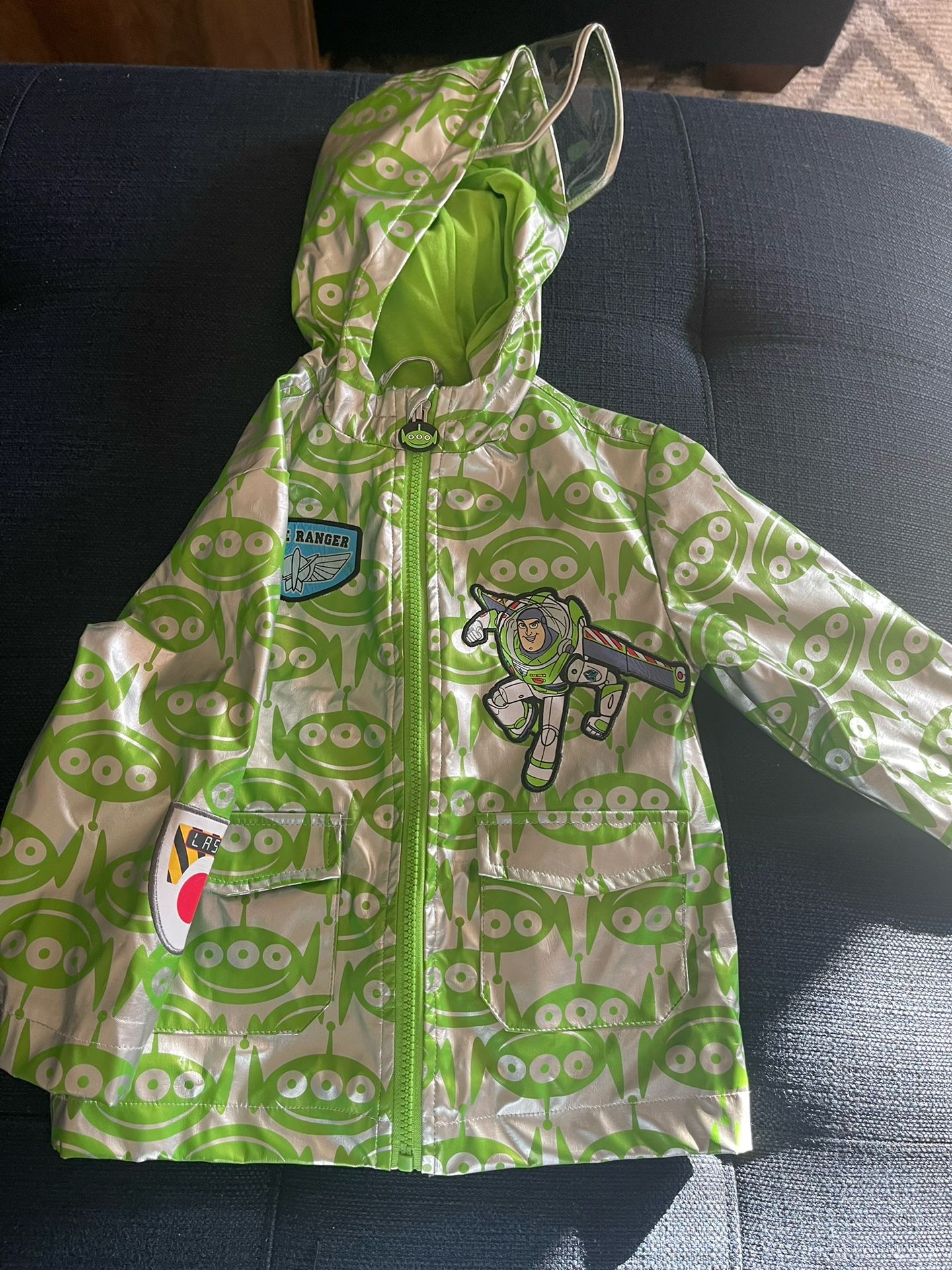 Buzz Lightyear Rain Jacket Size 2T