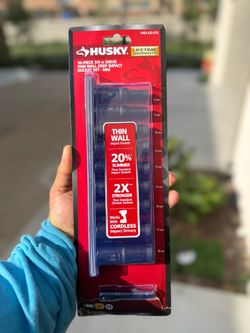 Husky 10-Piece 3/8 in Drive Deep Impact Socket Set MM