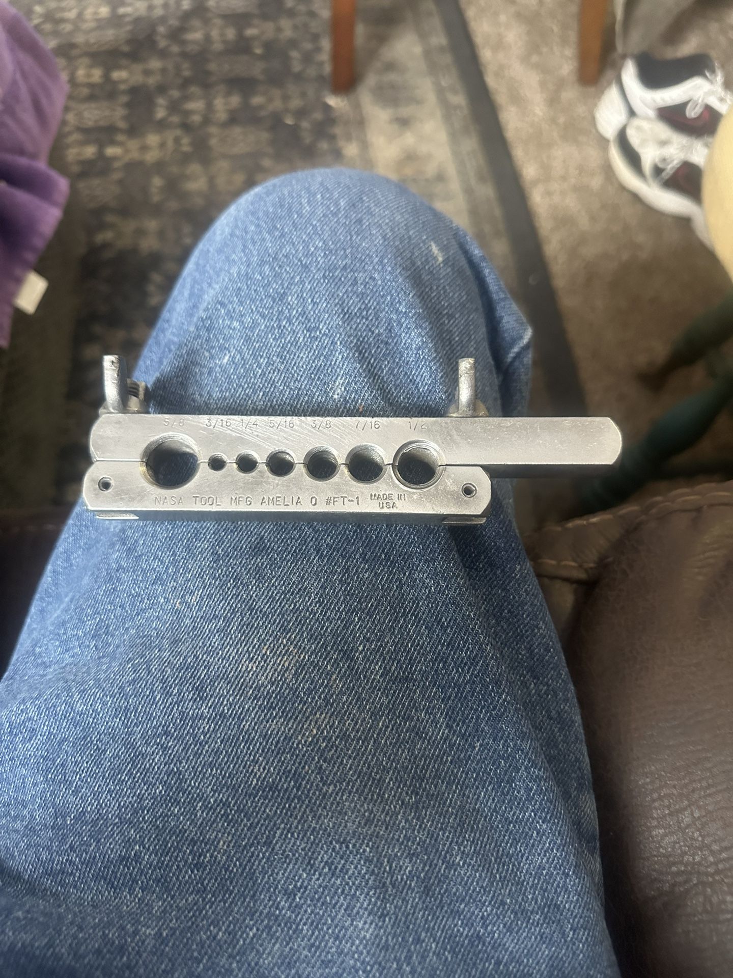 NASA tool MFG Co Tube flailing Tool Amelia Ohio Made In uSA Rare Tool Antique Vintage Auto 