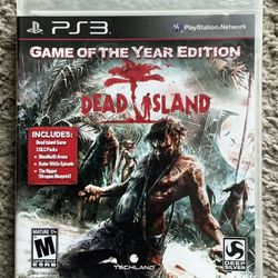 Dead Island For PlayStation 3 PS3 Video Games 