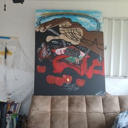 Painting Done By Me, Good For Over A Bed Or In A Living Room/hallway