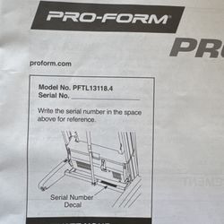 For Sale: ProForm Pro 2000 Treadmill – Great Condition, Minor Fix Needed