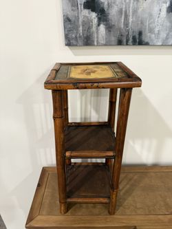 Small Bamboo Shelf Stand (1 Ft 8” Tall)