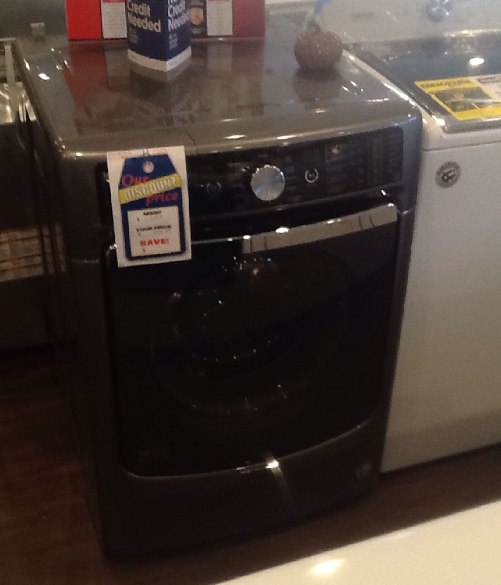 New open box maytag front load washer