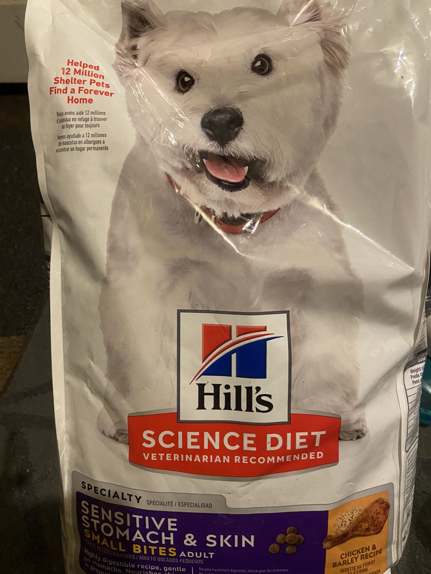 Hills Science Diet SMALL BITES Sensitive Stomach & Skin 15 Lb