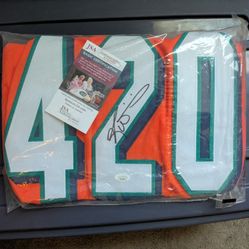 🚨🔥💨RICKY WILLIAMS SIGNED 420 JERSEY 🔥💨