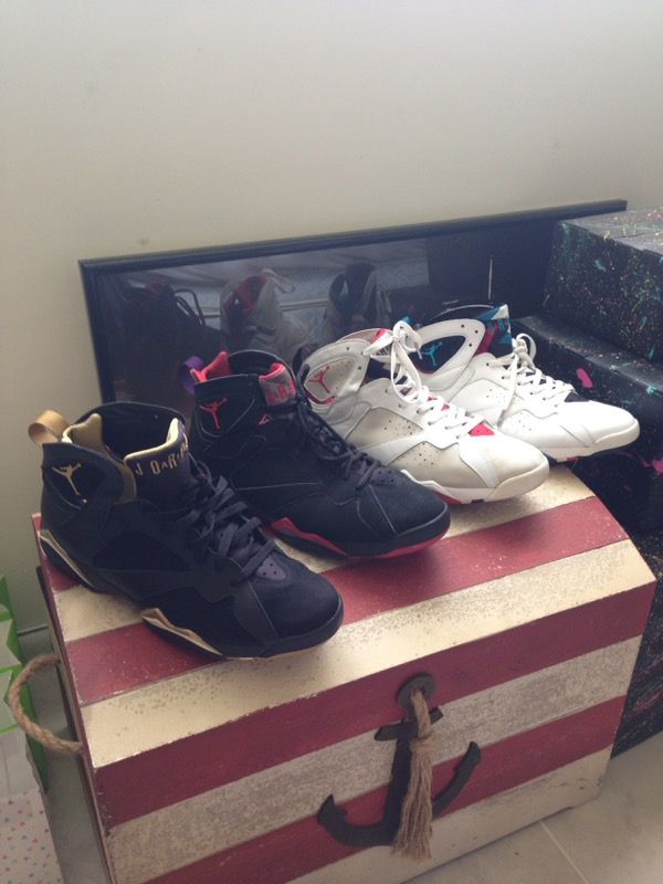 Jordan retro trade for foams of lebrons