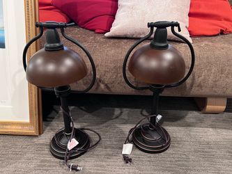 Bronze metal desk lamps