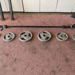 Olympic Weights And Bar
