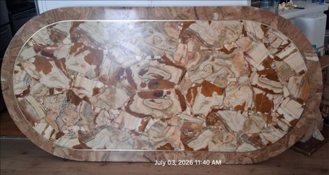 Thick Onyx Stone Slab 94" - Premium Architectural Building Material  O.B.O.
