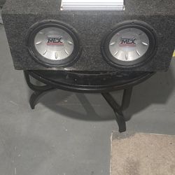 10"mtx subwoofers With Amp