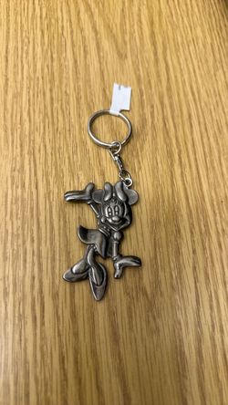 Minnie Mouse Puter Key Ring