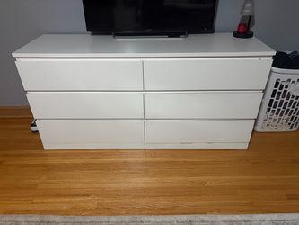 White IKEA dresser